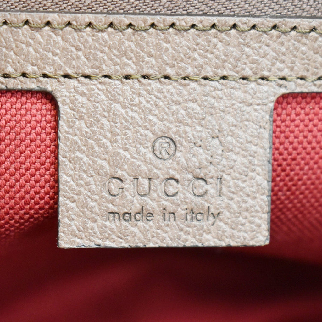 GUCCI Gucci Supreme Monogram Canvas Shoulder Bag Beige 626363