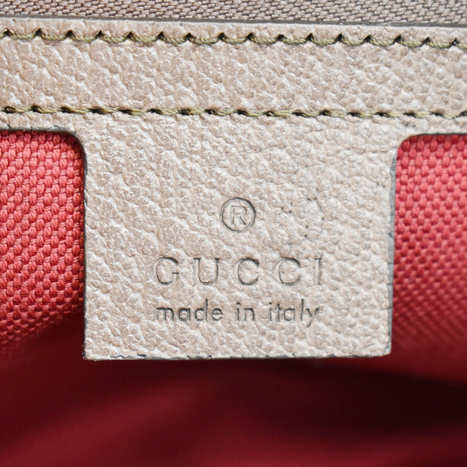 GUCCI Gucci Supreme Monogram Canvas Shoulder Bag Beige 626363