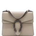 GUCCI Dionysus Mini Leather Crossbody Bag Cream