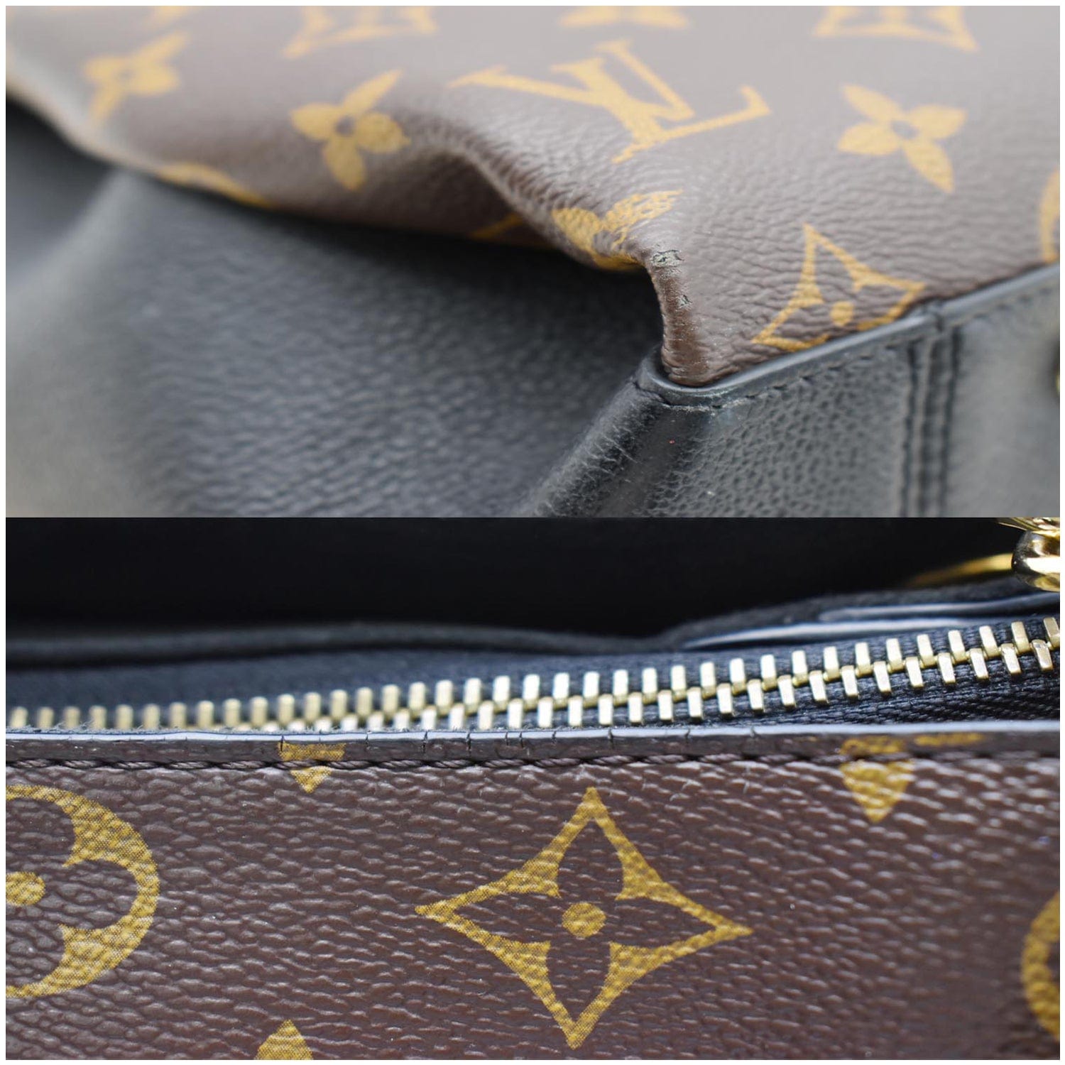 LOUIS VUITTON Surene MM Monogram Canvas Shoulder Bag Black