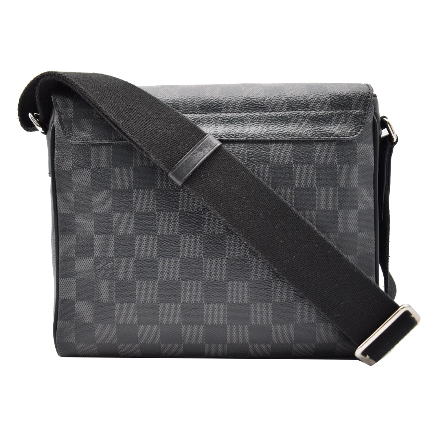 LOUIS VUITTON District PM Damier Graphite Messenger Bag Black