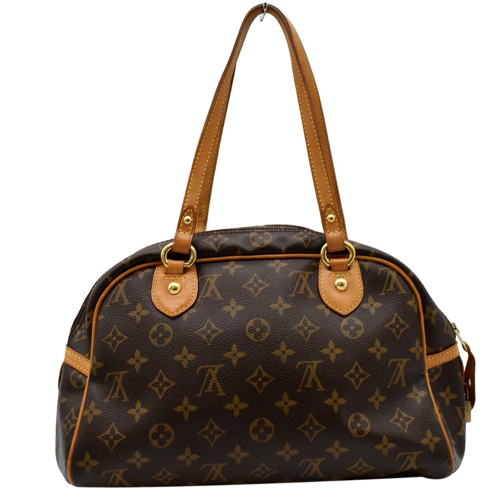 LOUIS VUITTON Montorgueil PM Monogram Canvas Shoulder Bag Brown- 10% OFF
