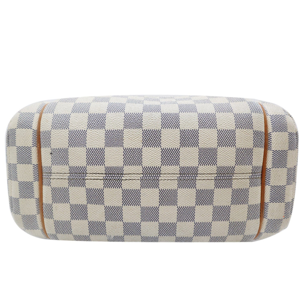 LOUIS VUITTON Totally PM Damier Azur Shoulder Bag White