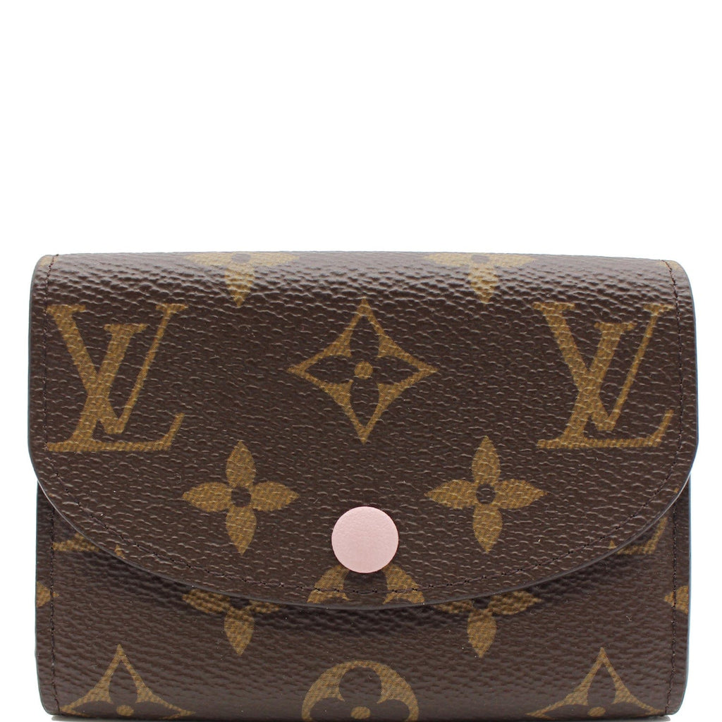 LOUIS VUITTON Rosalie Monogram Canvas Coin Purse Rose Ballerine