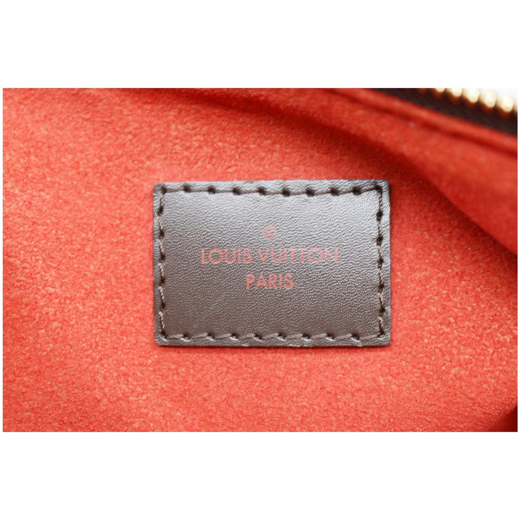 LOUIS VUITTON Evora MM Damier Ebene Shoulder Bag Brown
