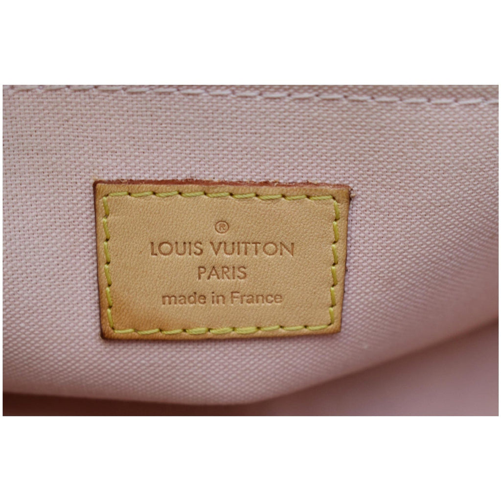 LOUIS VUITTON Croisette Damier Azur Satchel Crossbody Bag White