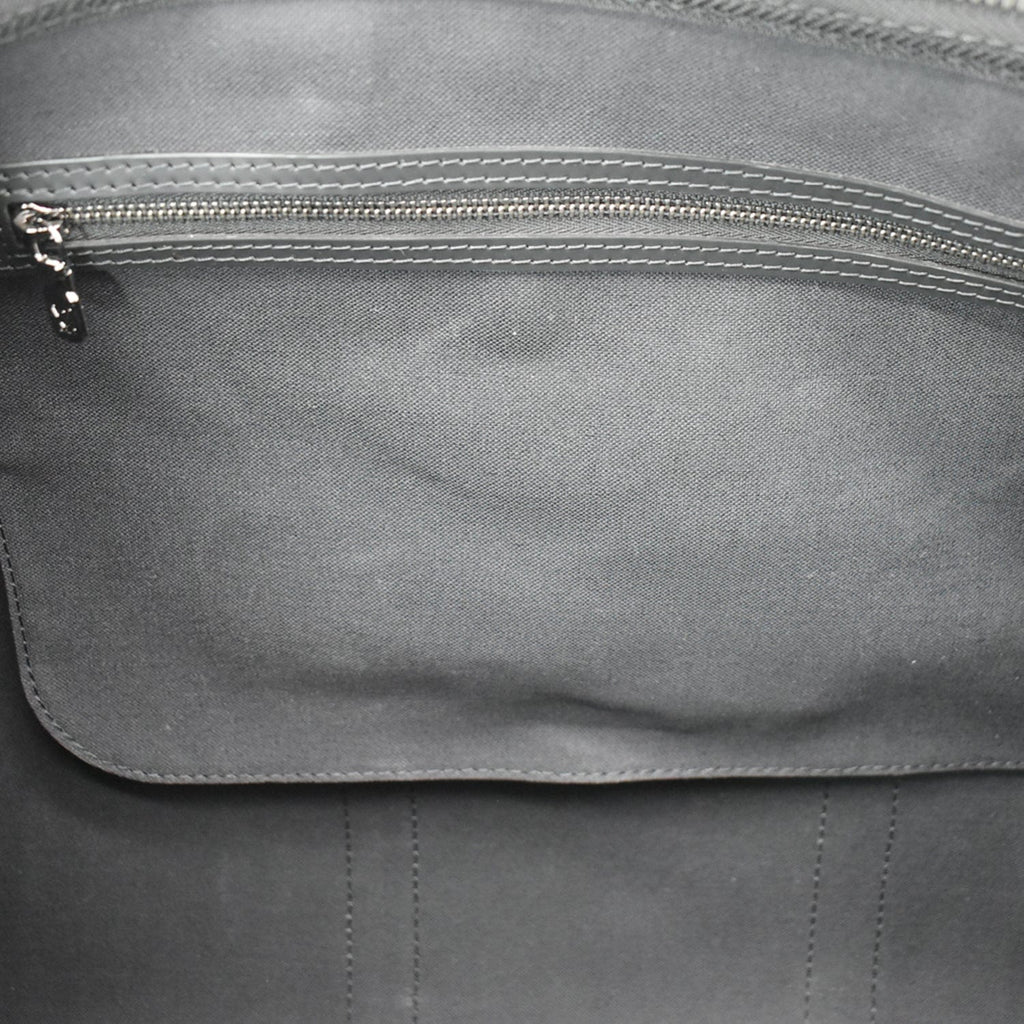 LOUIS VUITTON Keepall 55 Bandouliere Monogram Eclipse Travel Bag Black