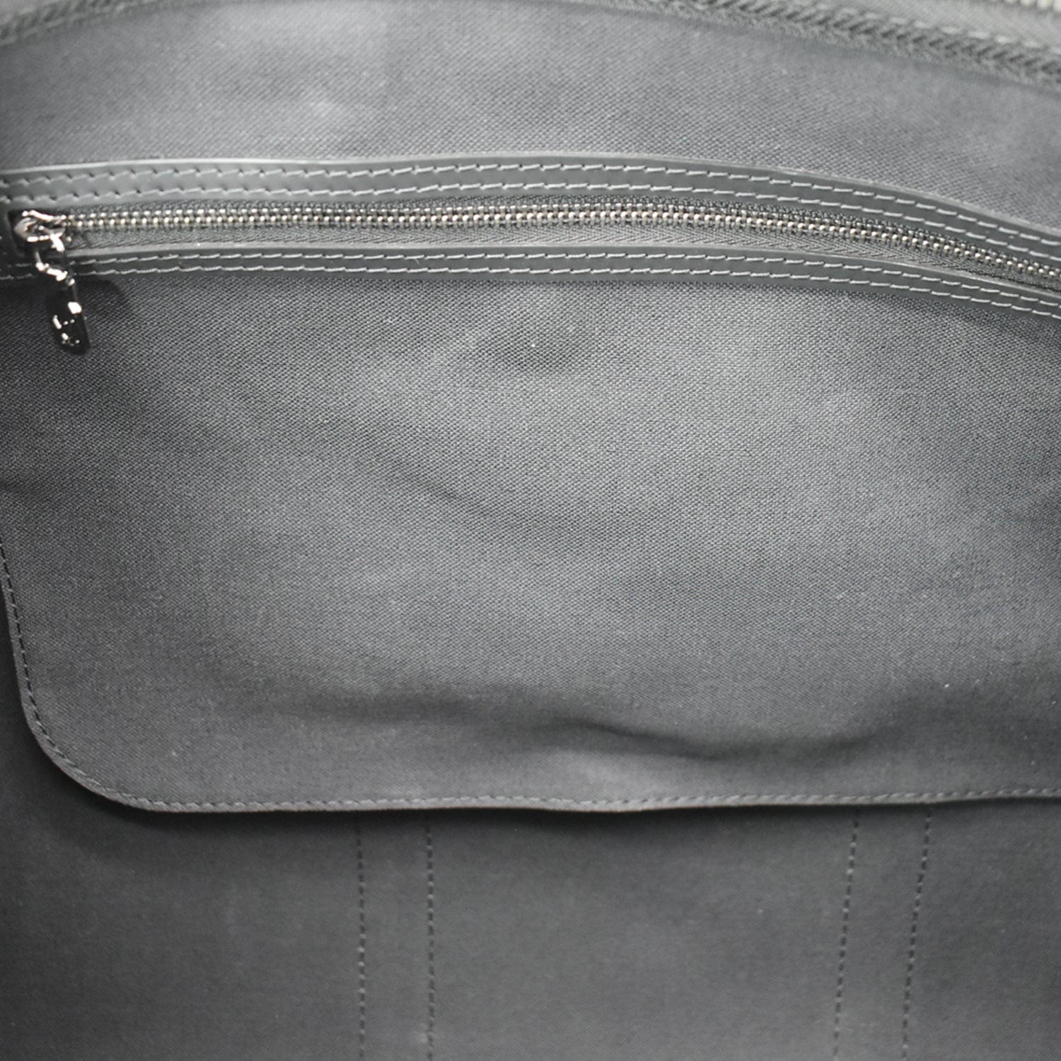 LOUIS VUITTON Keepall 55 Bandouliere Monogram Eclipse Travel Bag Black