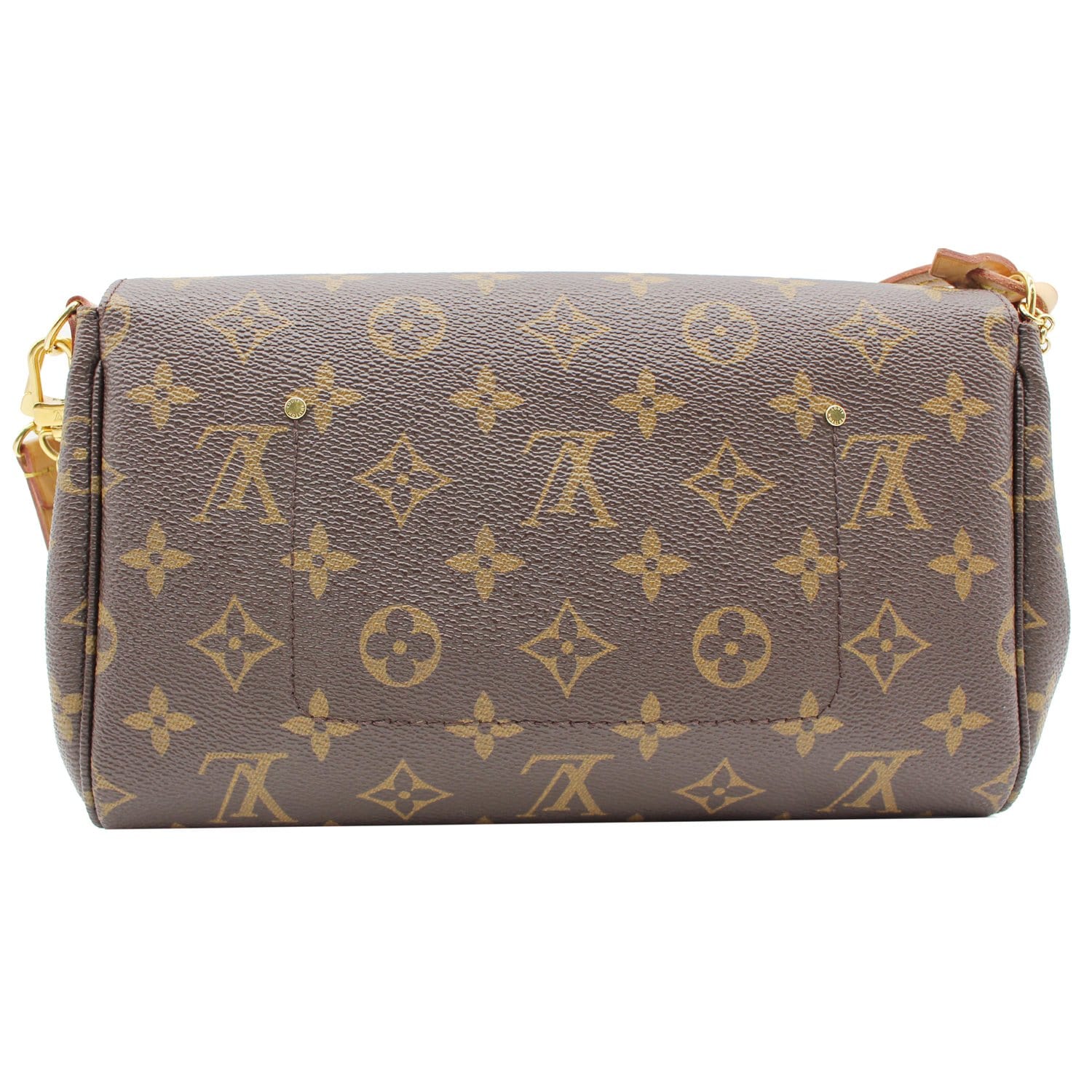 LOUIS VUITTON Favorite MM Monogram Canvas Crossbody Bag Brown