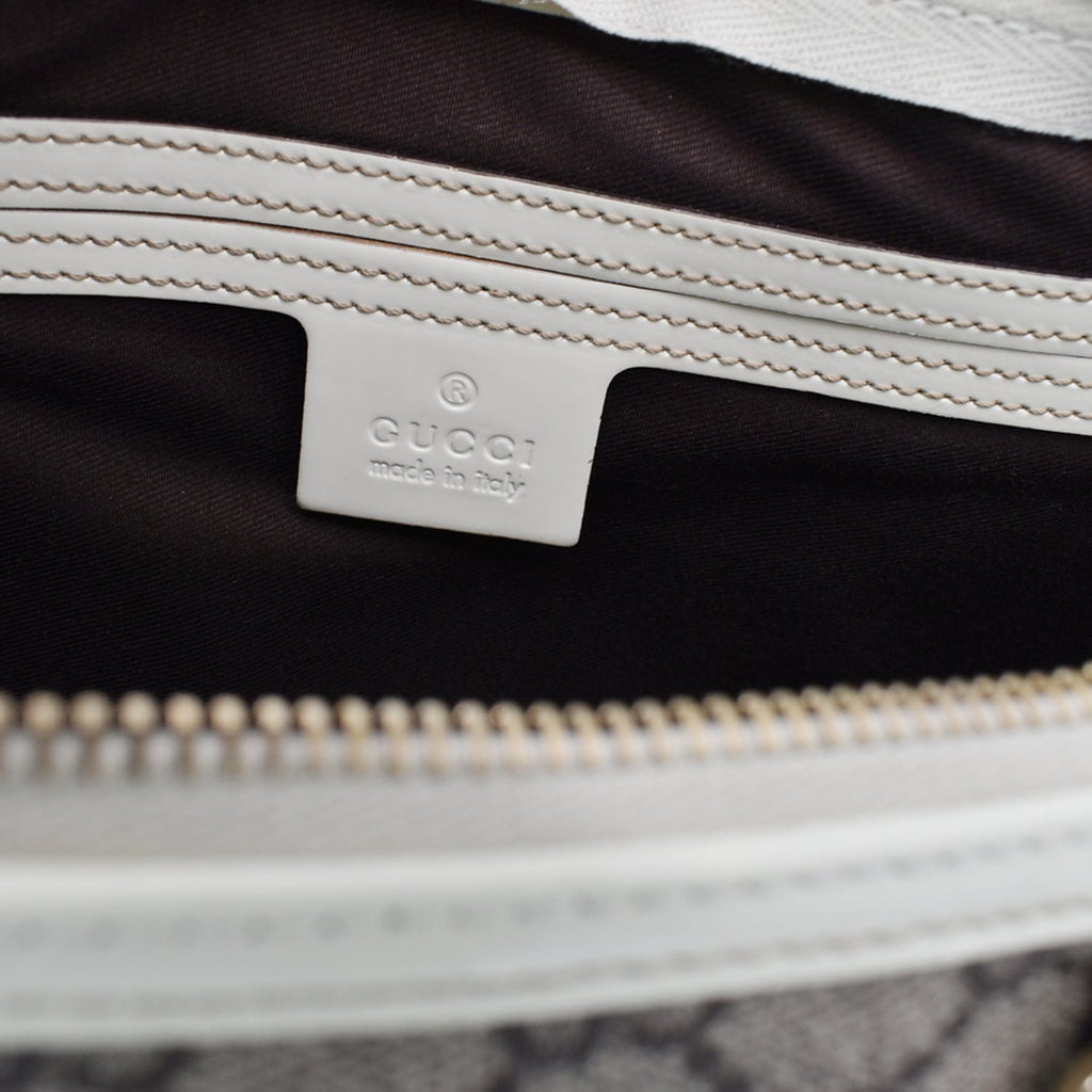 GUCCI Gucci Plus Joy Monogram Canvas Boston Bag Beige 193603