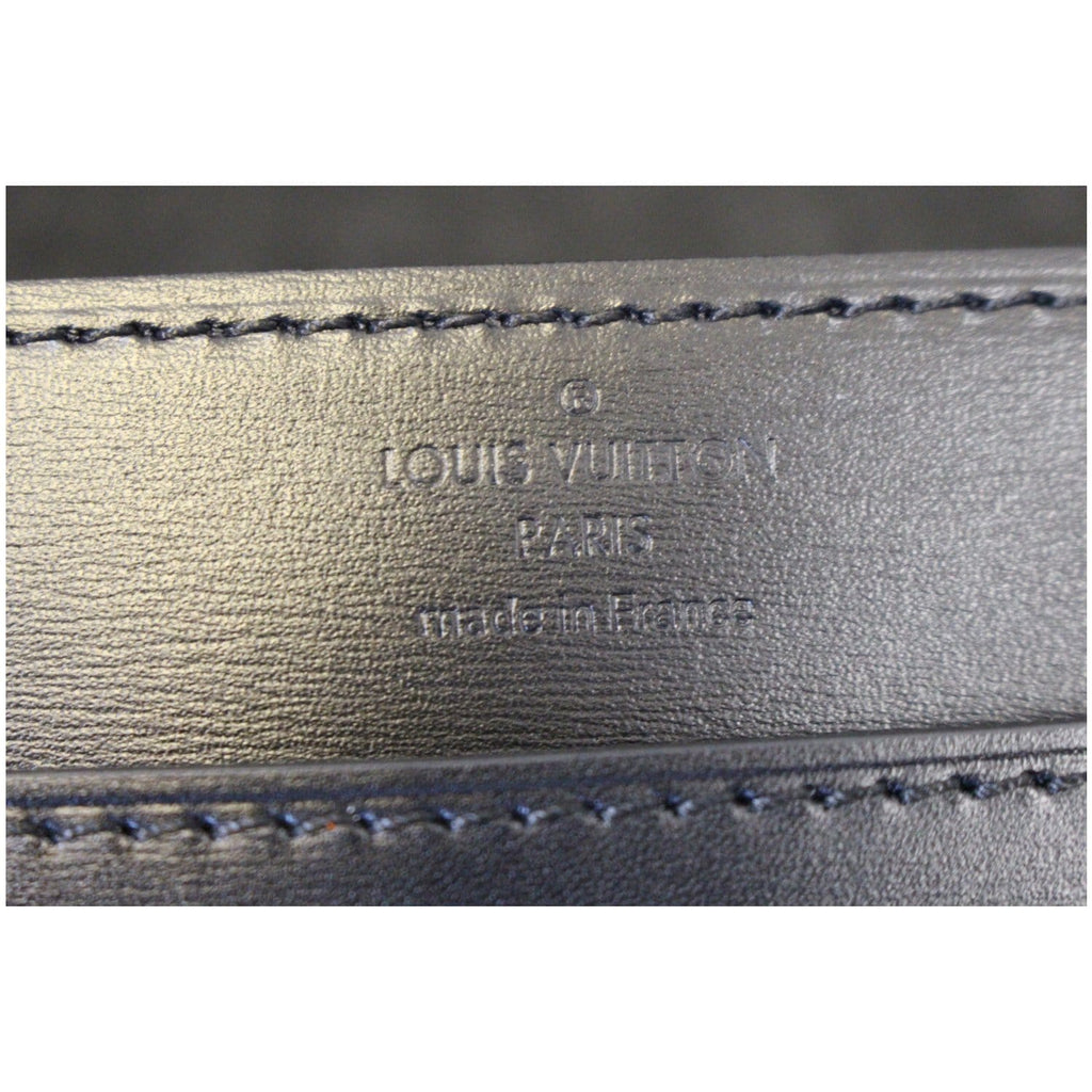 LOUIS VUITTON Chain Louise GM Noir Leather Shoulder Crossbody Bag