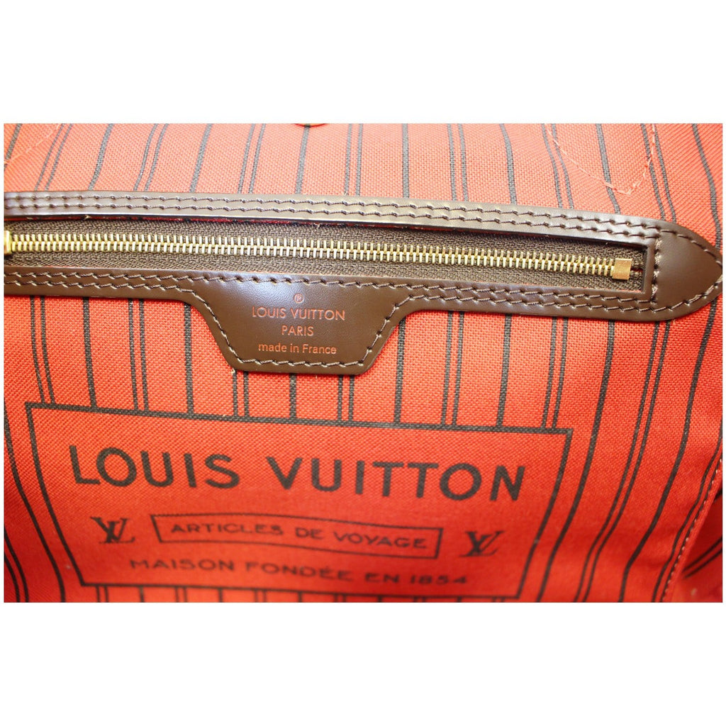 LOUIS VUITTON Neverfull PM Damier Ebene Tote Shoulder Bag