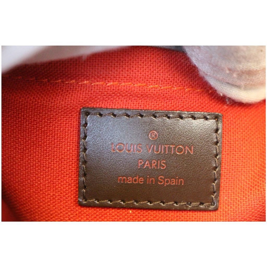LOUIS VUITTON Ribera MM Damier Ebene Brown Satchel Bag