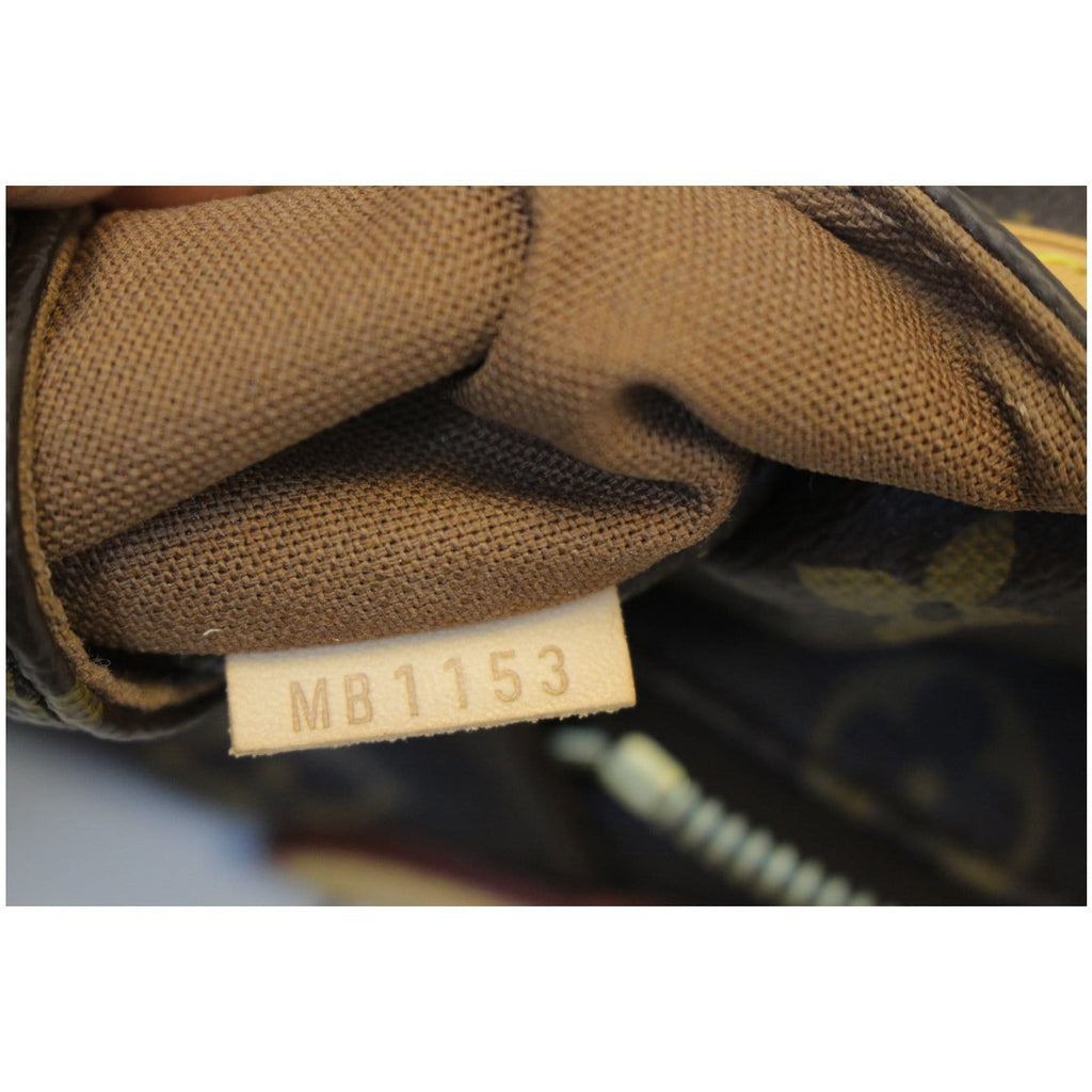 LOUIS VUITTON Totally GM Monogram Canvas Tote Shoulder Bag Brown