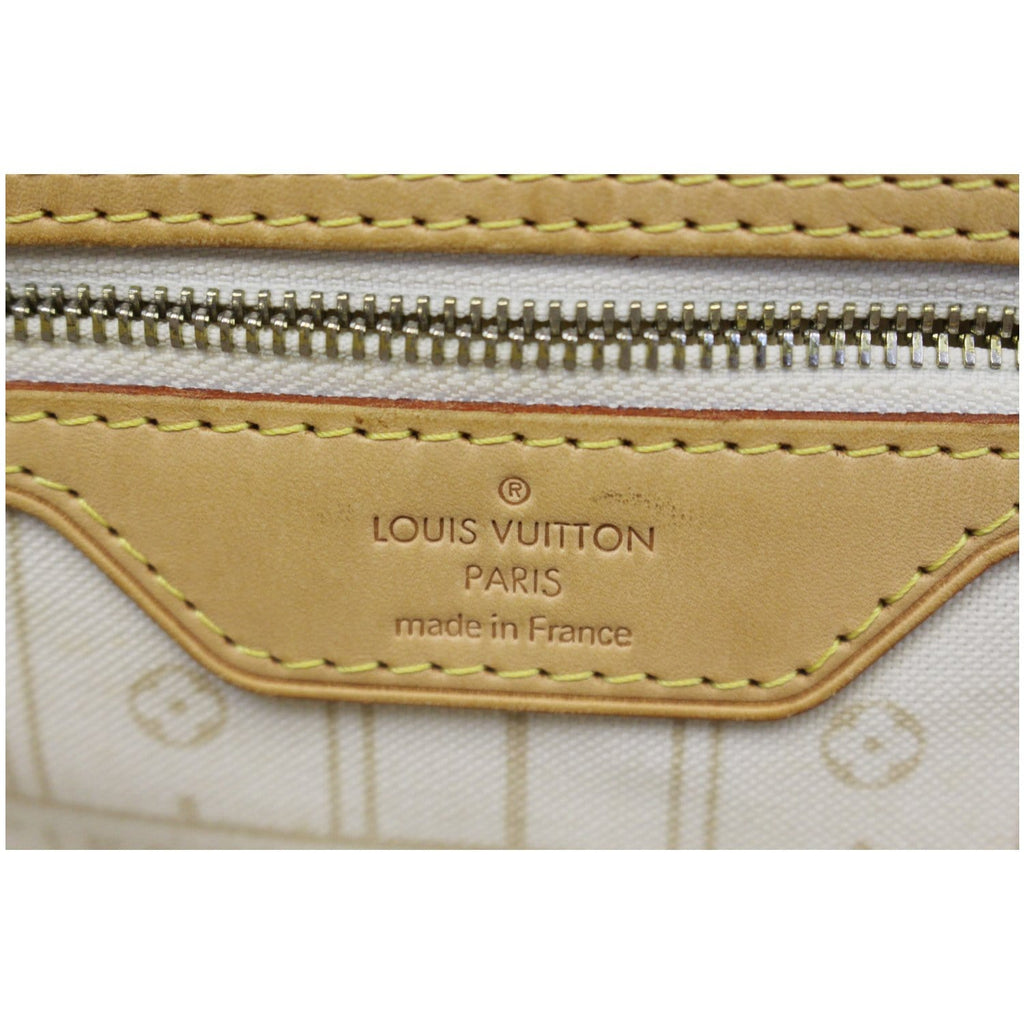 LOUIS VUITTON Neverfull GM Damier Azur Tote Shoulder Bag