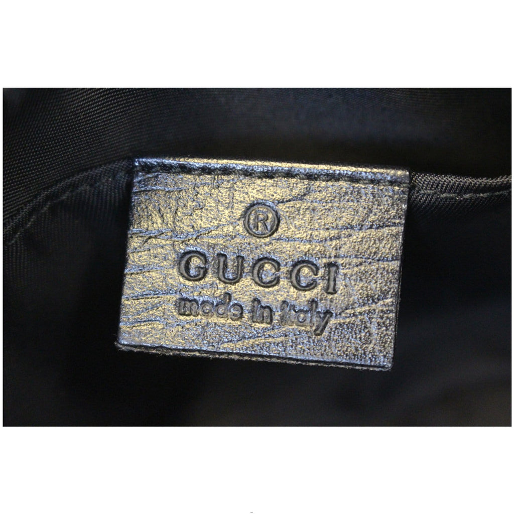 GUCCI Gucci Supreme Monogram Waist Bum Bag Black 161833