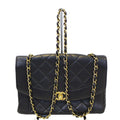Chanel Diana Classic Flap Quilted Leather Crossbody Bag