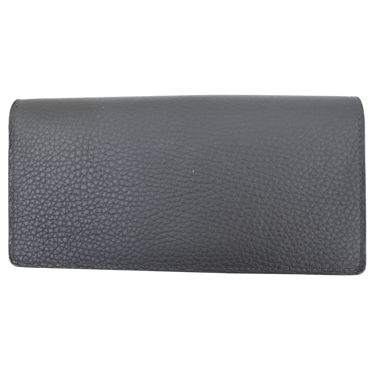 LOUIS VUITTON Brazza Taiga Leather Wallet Grey