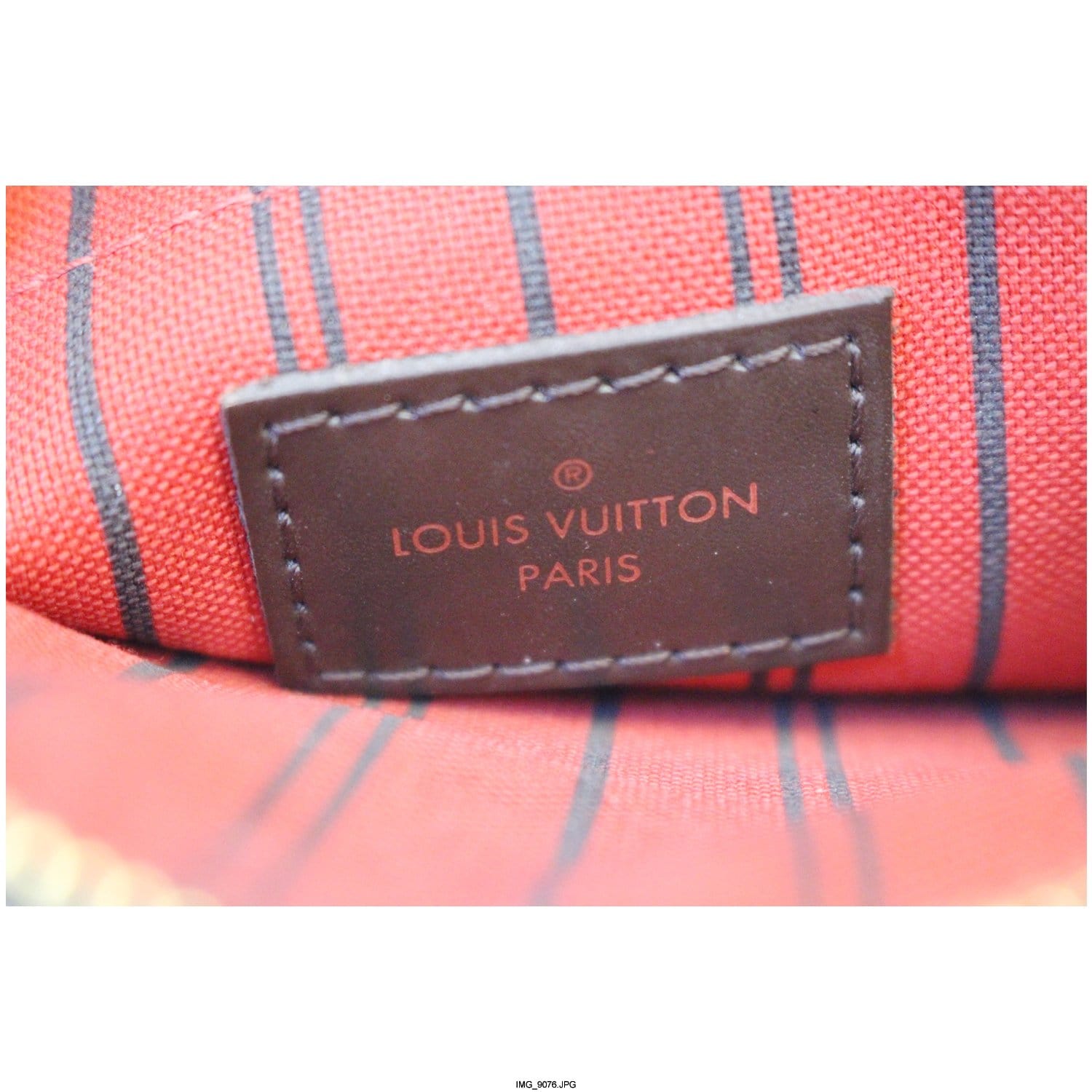 LOUIS VUITTON Pochette Wristlet Pouch Damier Ebene Neverfull MM