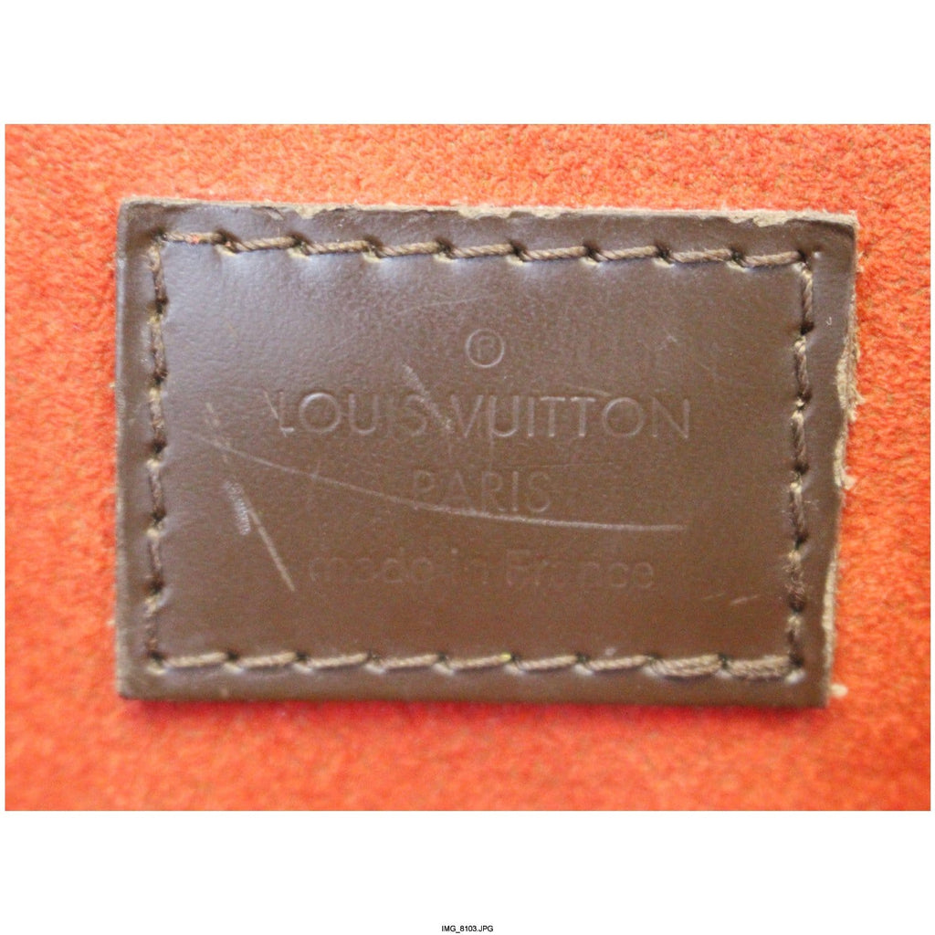LOUIS VUITTON Trevi PM Damier Ebene Brown Shoulder Bag