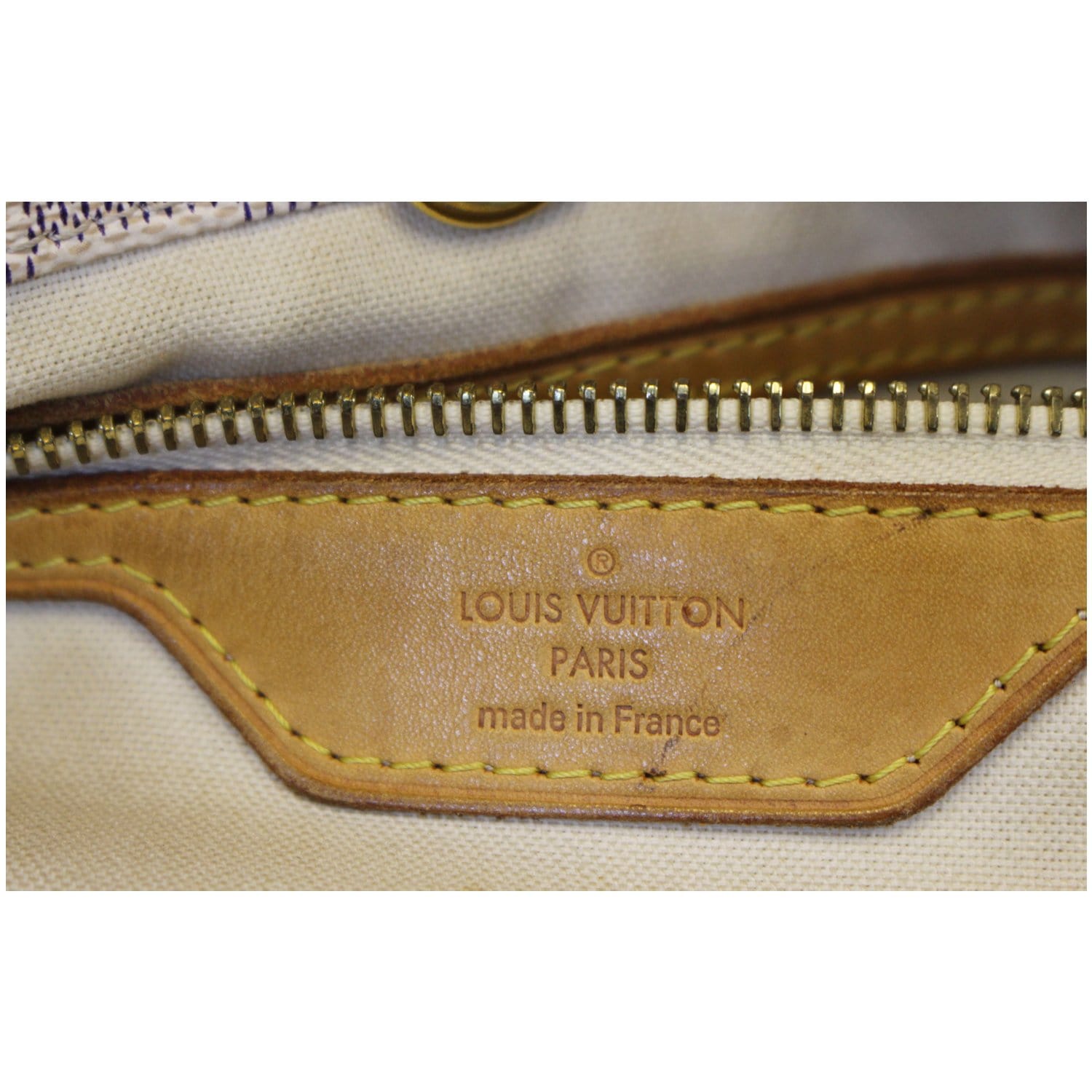 LOUIS VUITTON Cabas PM Damier Azur Beach Shoulder Bag