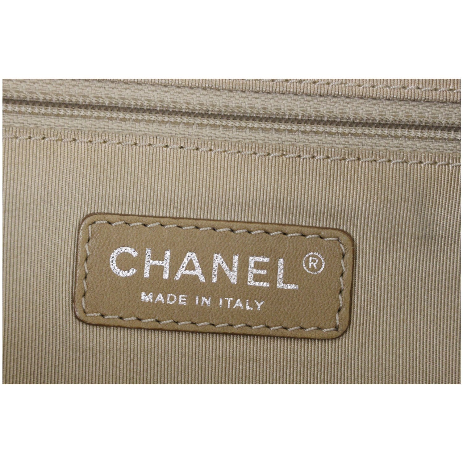 Chanel Black Quilted Caviar Leather Leather Zip Around Tote Bag