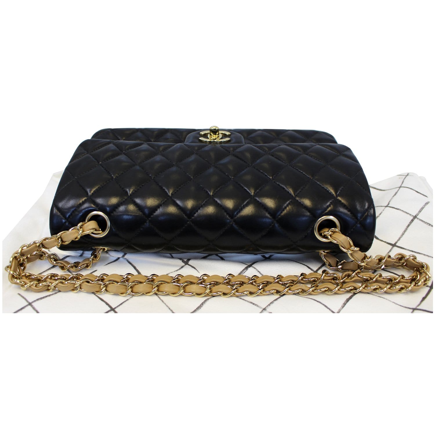 Chanel Classic Jumbo Quilted  Leather Double Flap Shoulder Bag