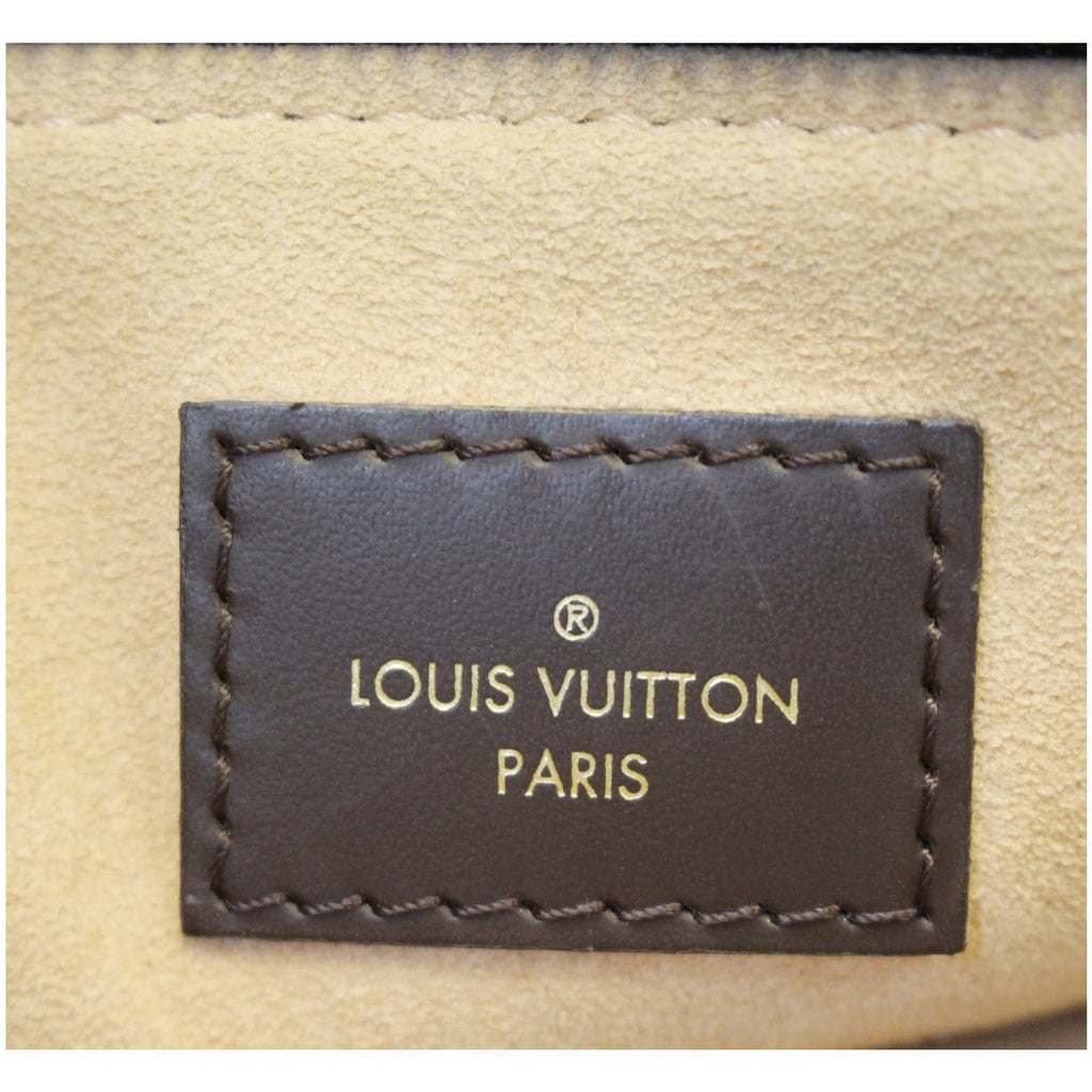 LOUIS VUITTON Kensington Bowling Damier Ebene Shoulder Handbag