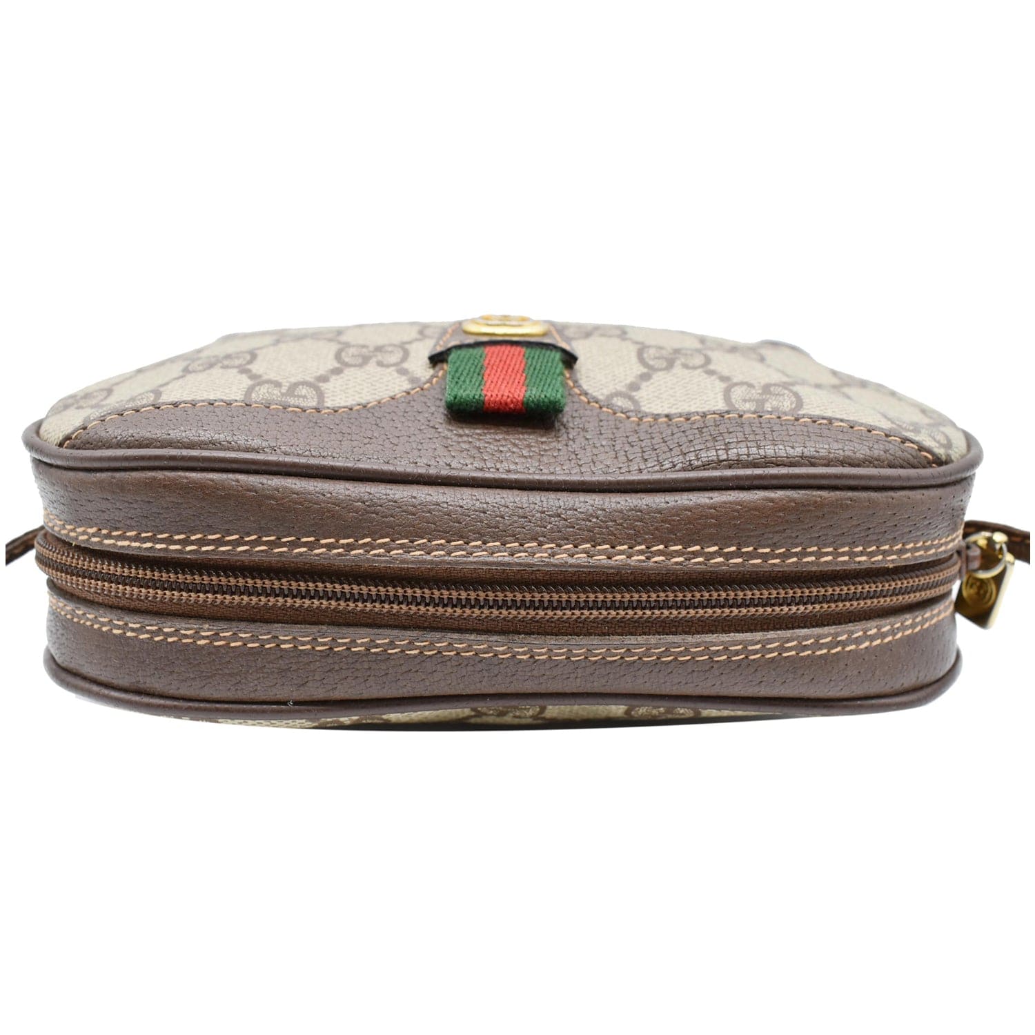 GUCCI  Gucci Supreme Canvas Crossbody Bag Beige 8902066