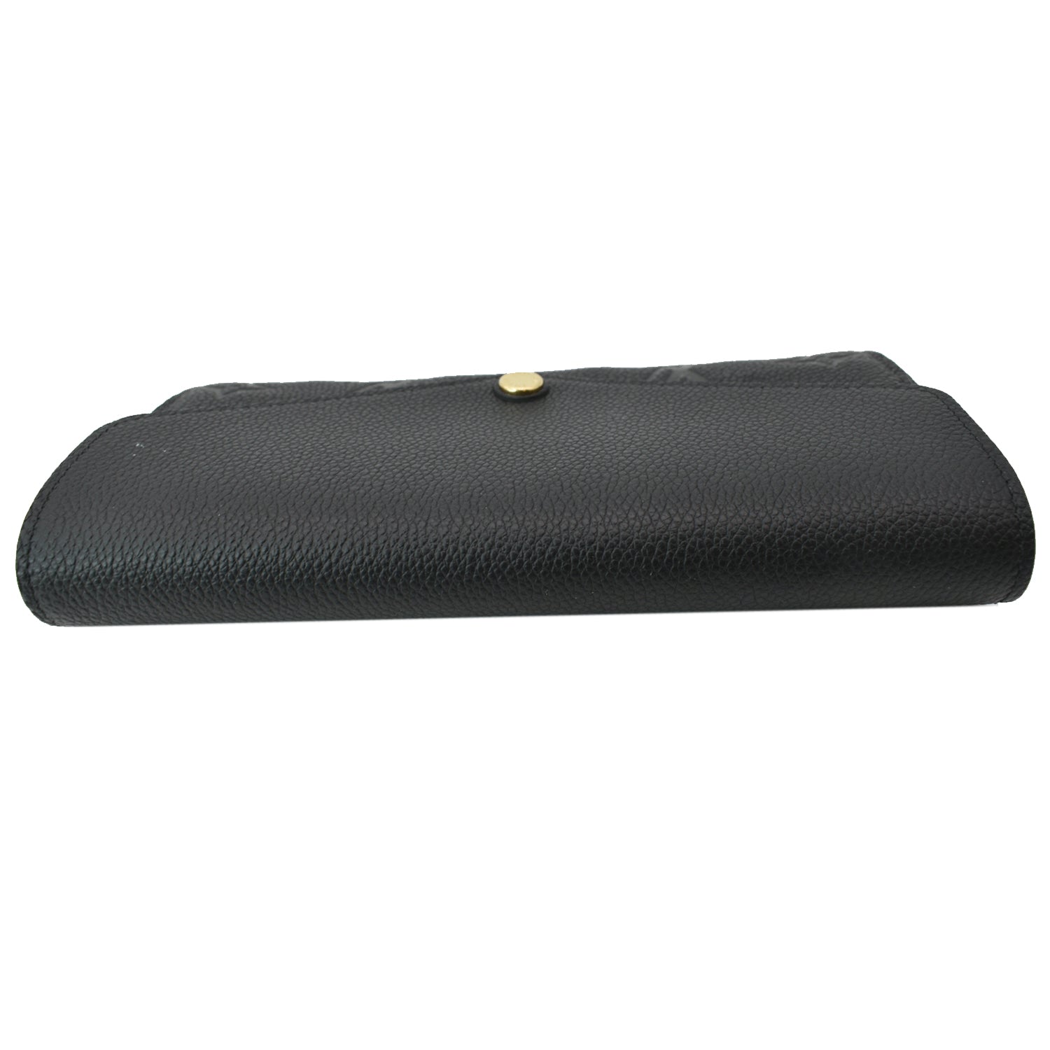 LOUIS VUITTON Sarah Monogram Empreinte Leather Wallet Black