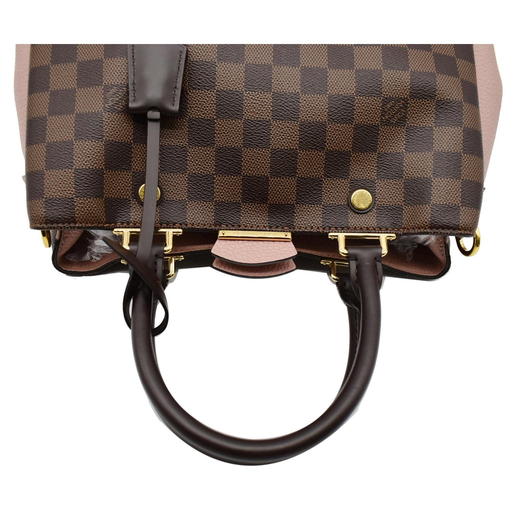 LOUIS VUITTON Brittany Damier Ebene Shoulder Bag Brown