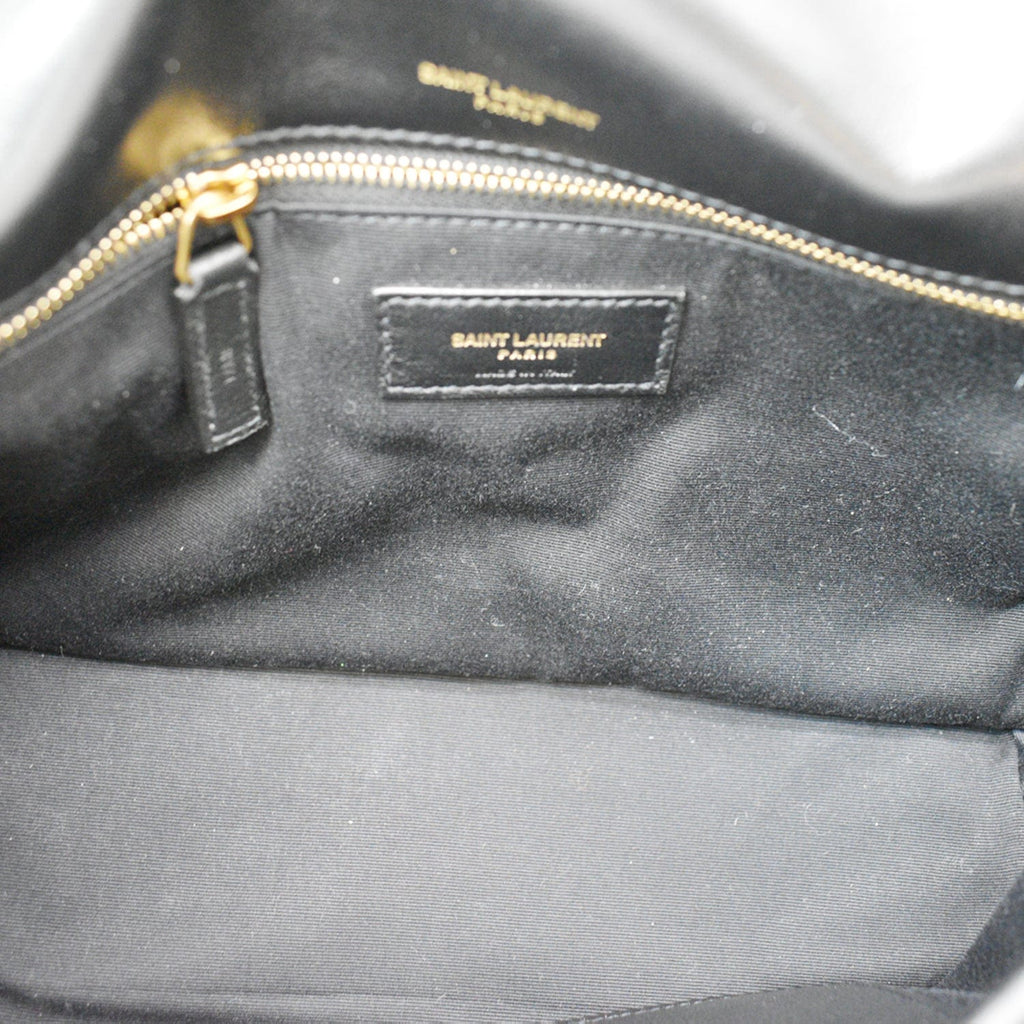 YVES SAINT LAURENT Niki Medium Leopard Print Leather Shoulder Bag Multicolor