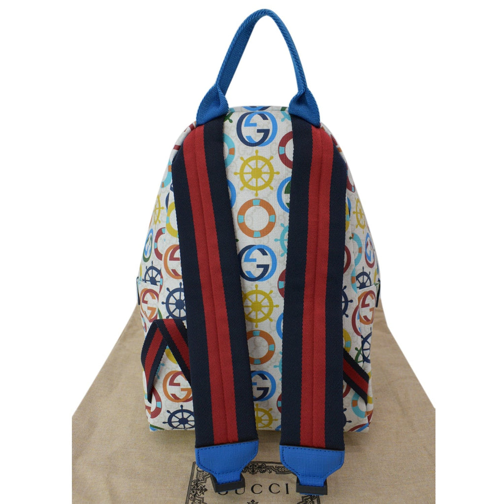 GUCCI Children's Printed Gucci Coated Canvas Backpack Multicolor 271327