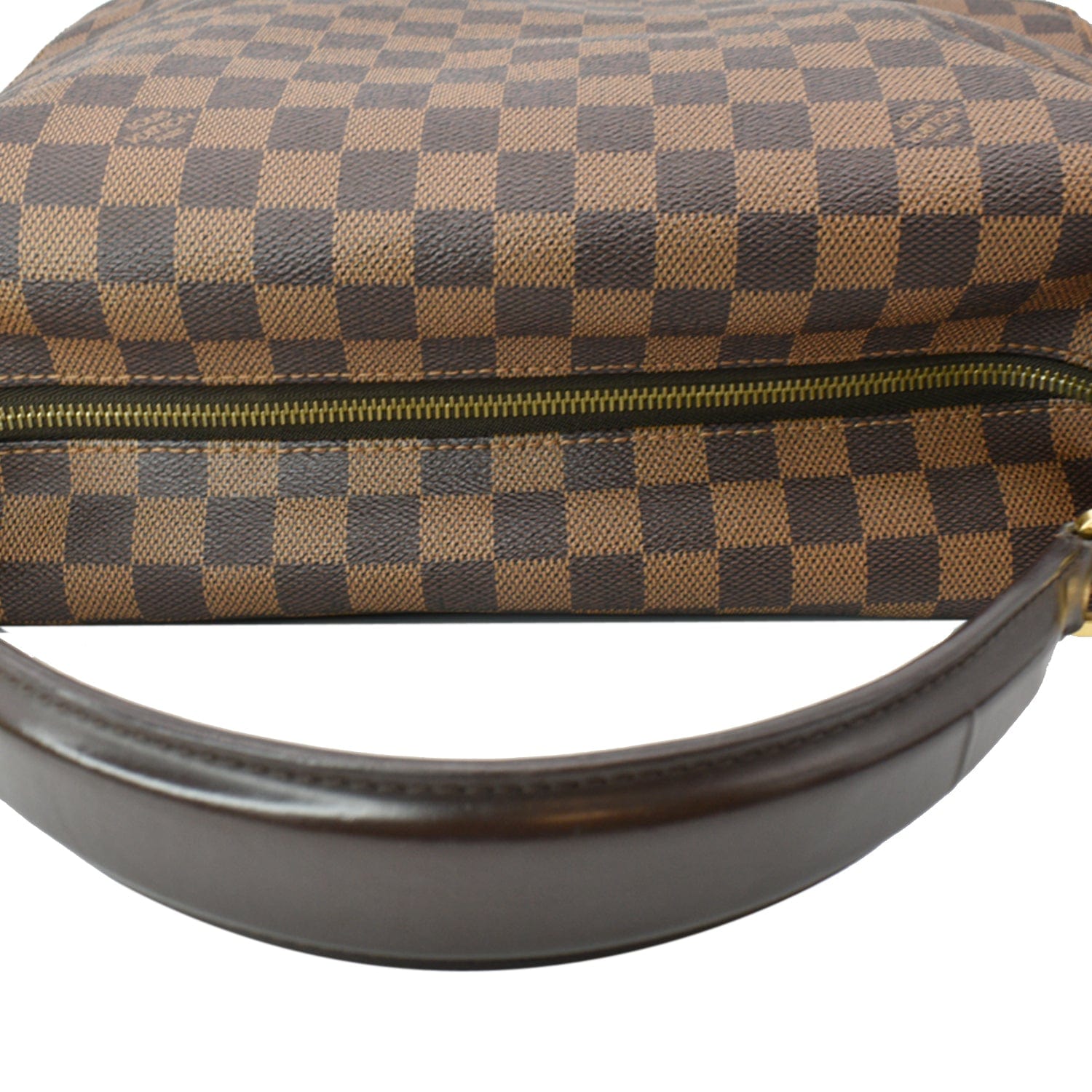 LOUIS VUITTON Portobello Damier Ebene Shoulder Bag Brown