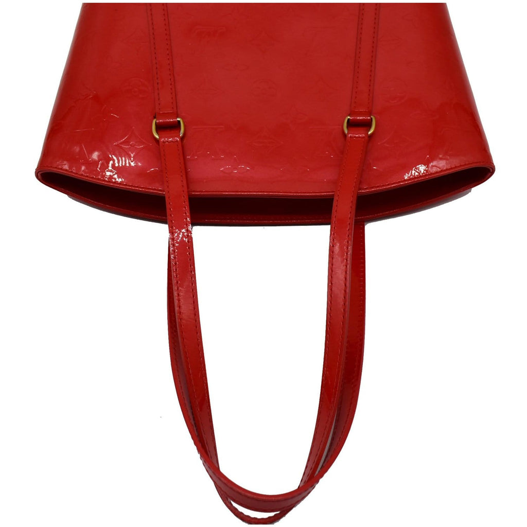 LOUIS VUITTON Avalon MM Monogram Vernis Shoulder Tote Bag Rouge Grenadine - Hot Deals