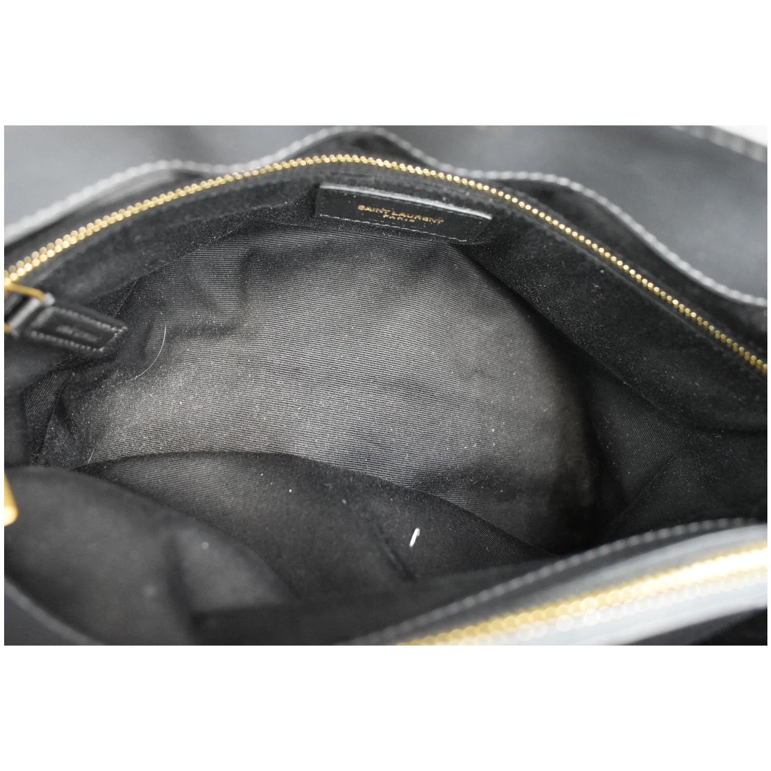 YVES SAINT LAURENT Medium Loulou Matelasse Leather Chain Shoulder Bag Dark Smog