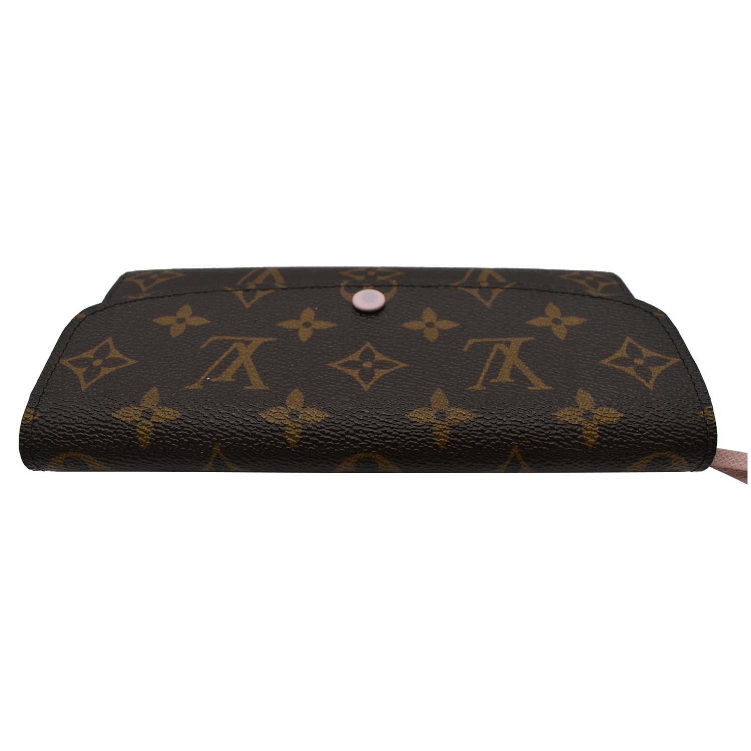 LOUIS VUITTON Emilie Monogram Canvas Wallet Rose Ballerine