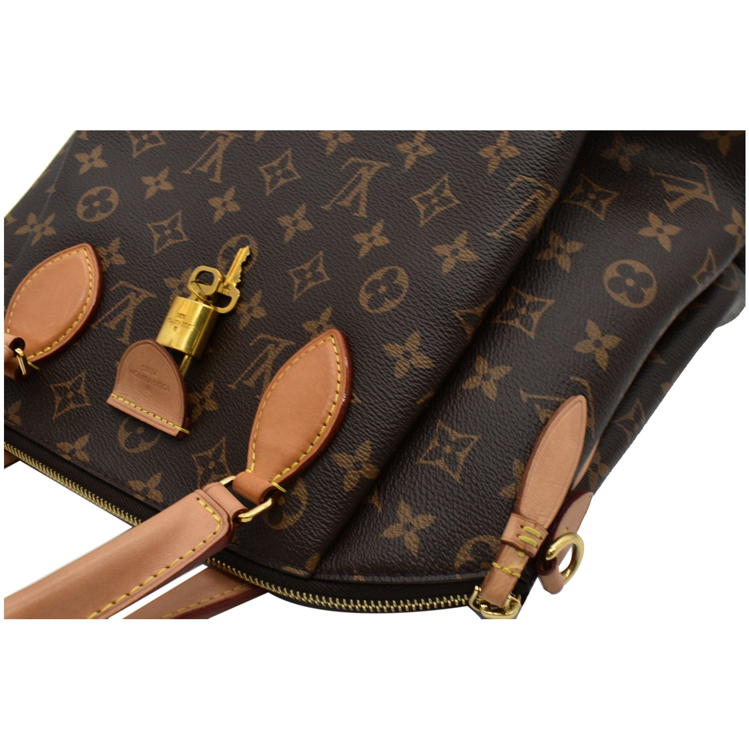 LOUIS VUITTON Rivoli MM Monogram Canvas 2WAY Shoulder Bag Brown