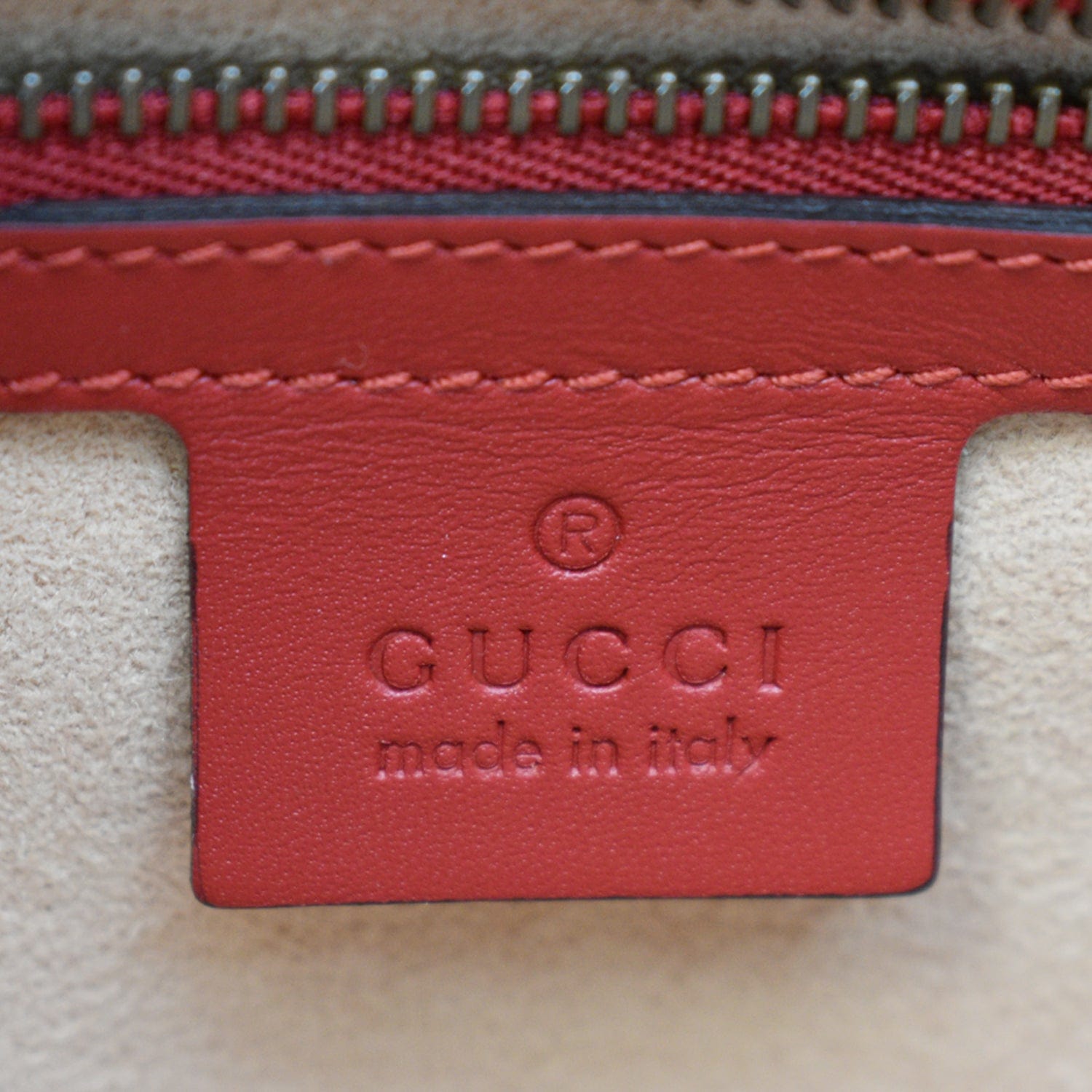 GUCCI Queen Margaret Bee Blind For Love Leather Shoulder Bag Multicolor 476541