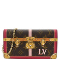 LOUIS VUITTON Summer Trunks Pochette Monogram Canvas Shoulder Bag Brown