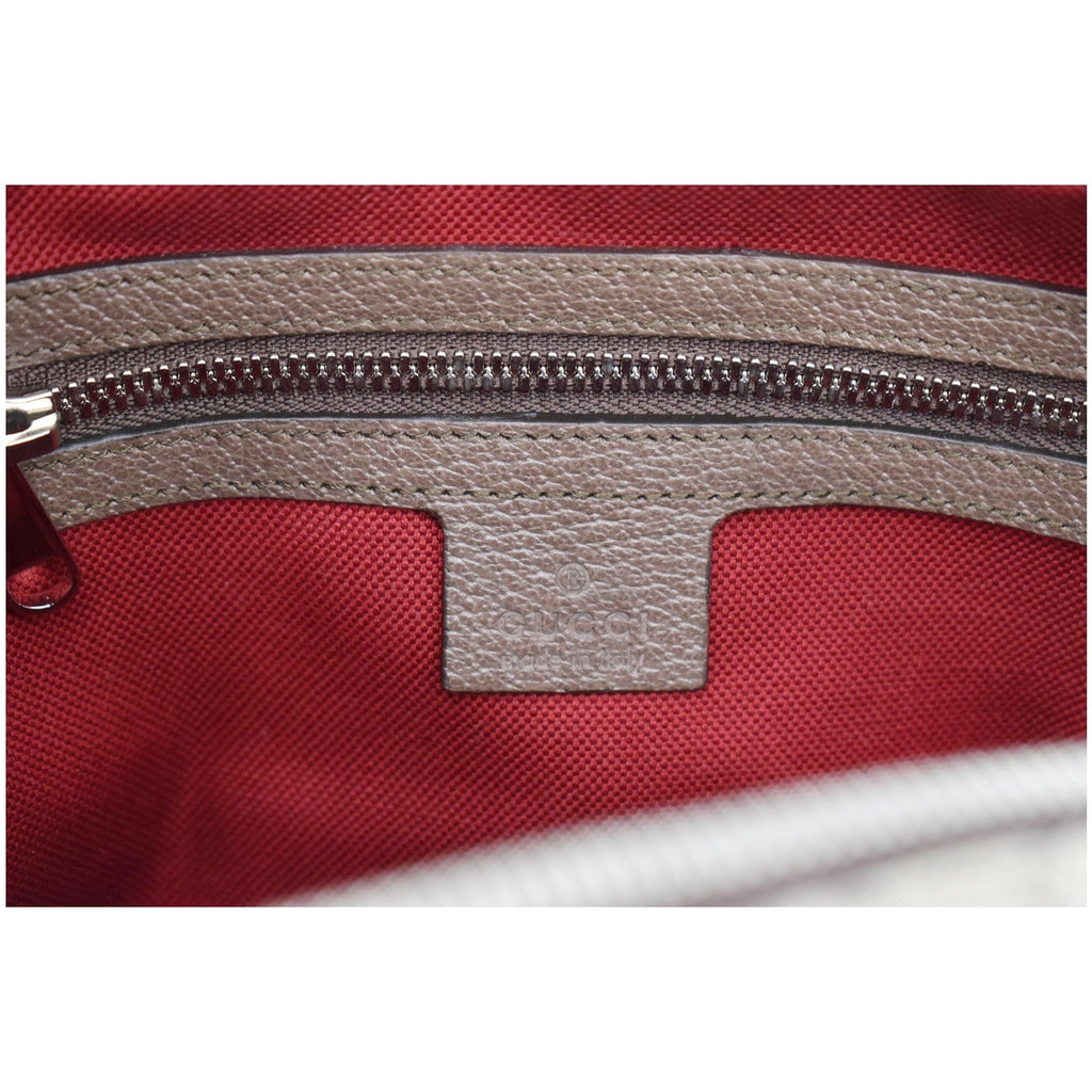 GUCCI Gucci Supreme Monogram Canvas Shoulder Bag Beige 626363