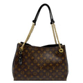 LOUIS VUITTON Surene MM Monogram Canvas Shoulder Bag Black