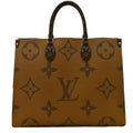 LOUIS VUITTON Onthego GM Giant Monogram Canvas Tote Shoulder Bag Brown - Hot Deals