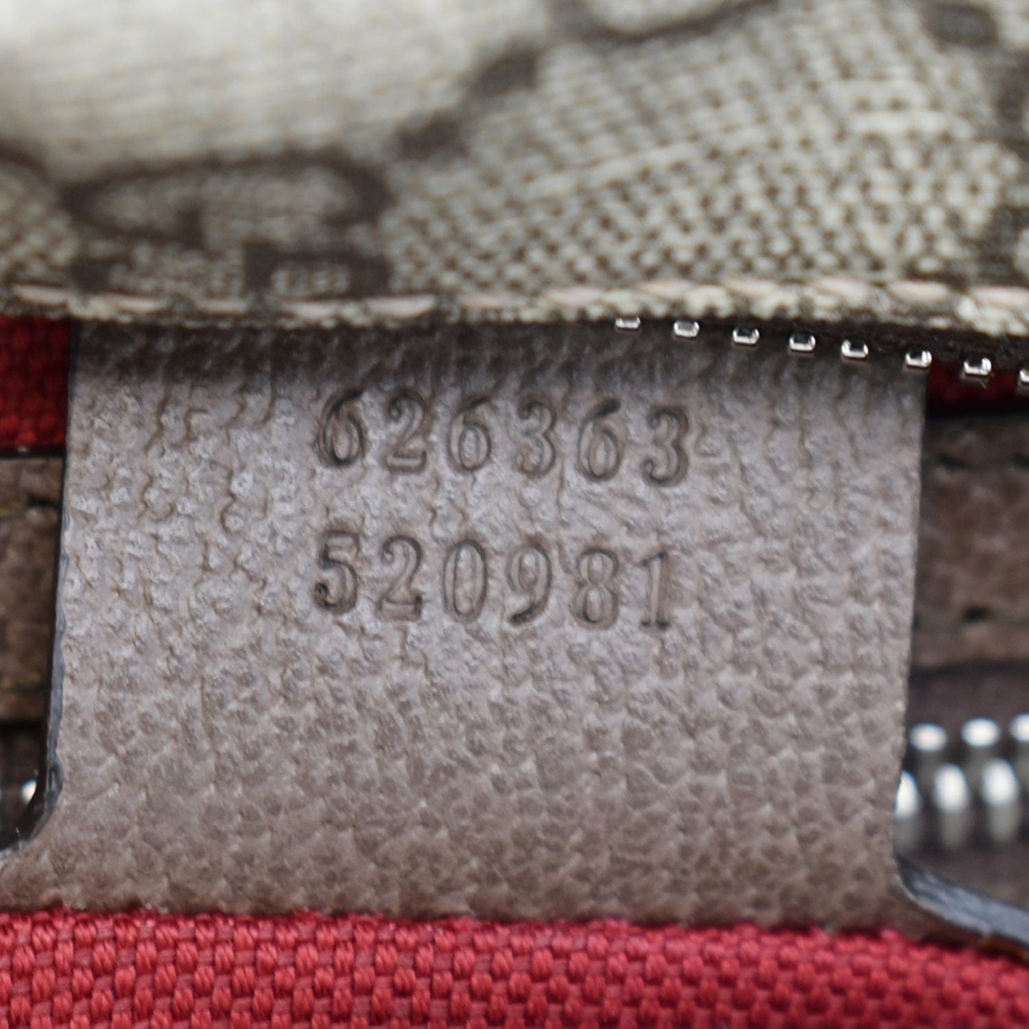 GUCCI Gucci Supreme Monogram Canvas Shoulder Bag Beige 626363