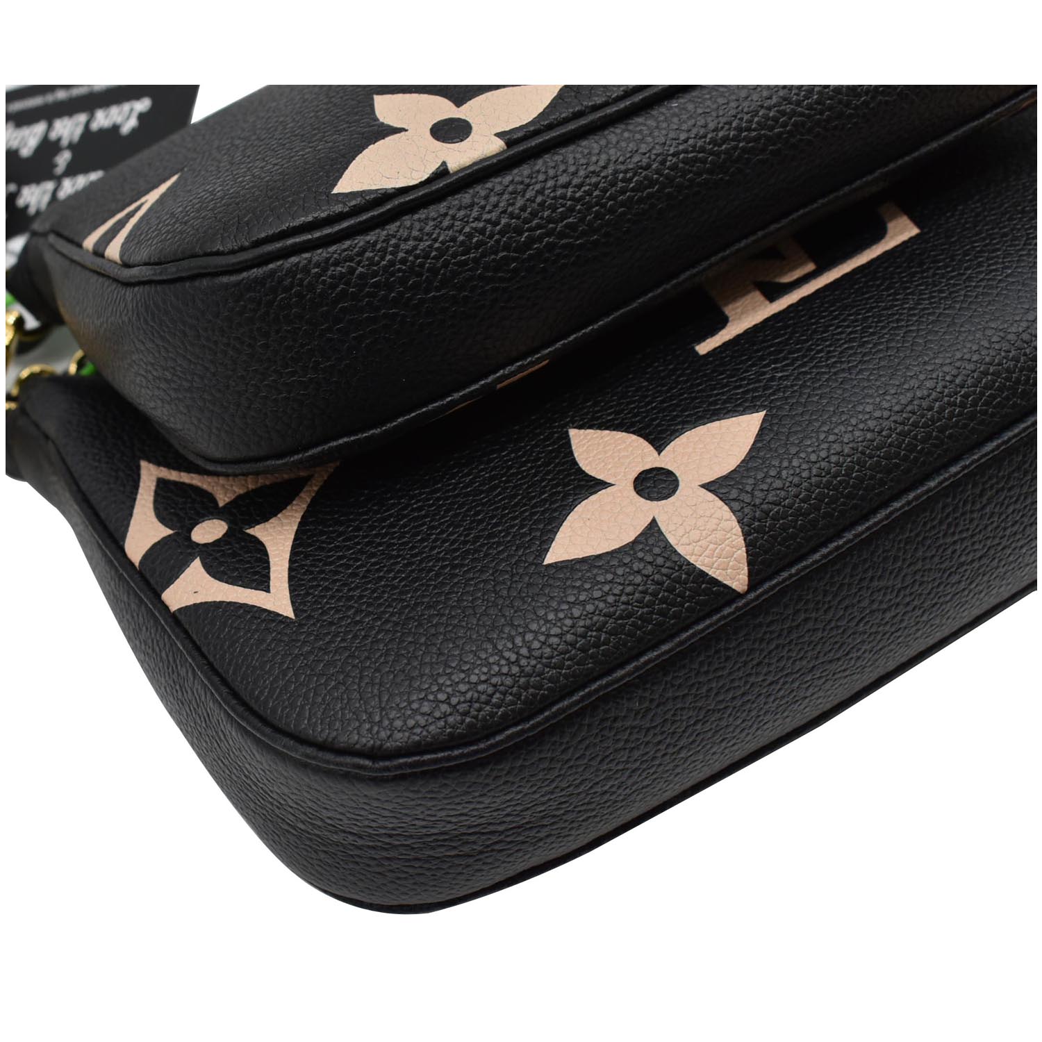 LOUIS VUITTON Multi Pochette Empreinte Leather Accessories Bag Bicolor
