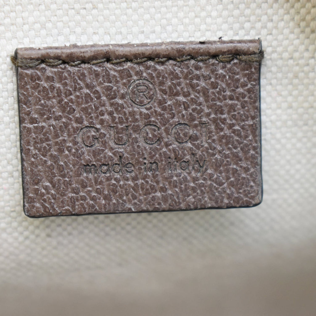 GUCCI Ophidia Gucci Supreme Canvas Shoulder Bag Beige 598127
