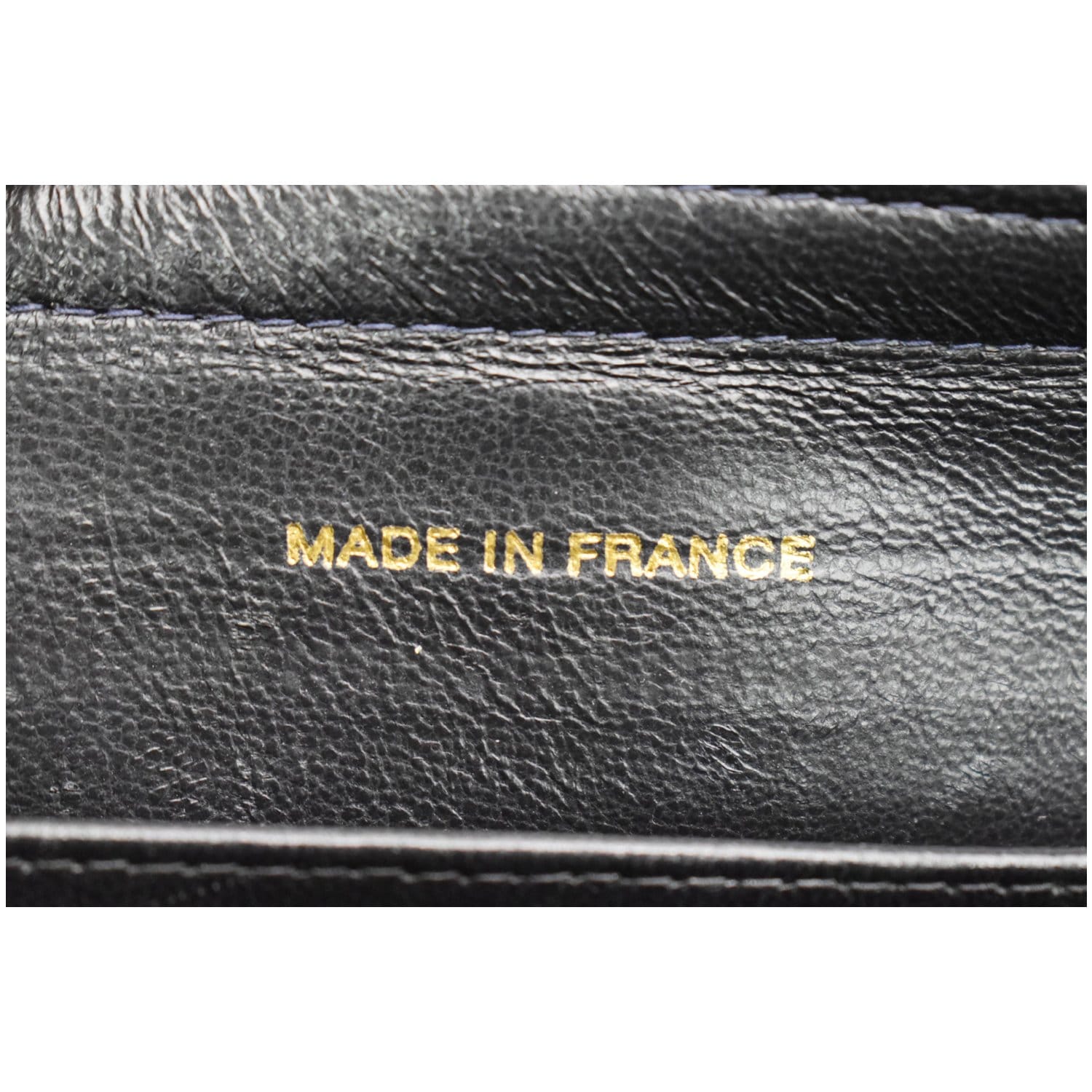 Chanel  Quilted Leather Chain Handle Tote Bag Black