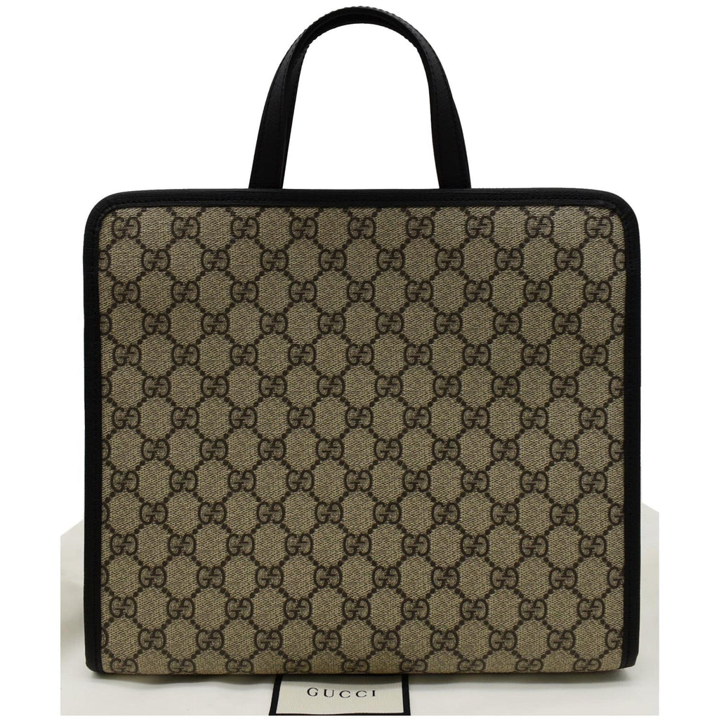 GUCCI ChildrenÂs Cat Printed Gucci Canvas Tote Bag Beige 645290