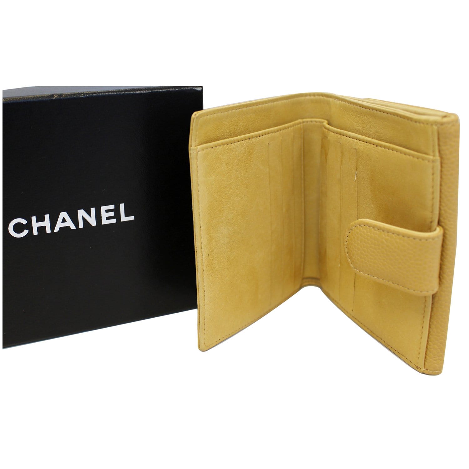 Chanel Caviar Leather Leather Bifold Wallet