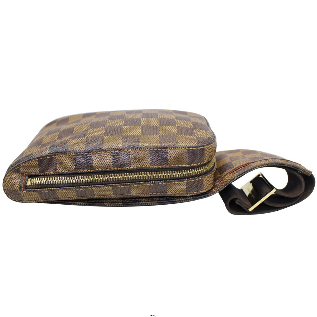 LOUIS VUITTON Damier Ebene Geronimos Brown Hip Bag - 20% OFF
